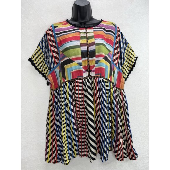 Anthropologie Conditions Apply Kynsa Tunic Top Size Large - Picture 8 of 13